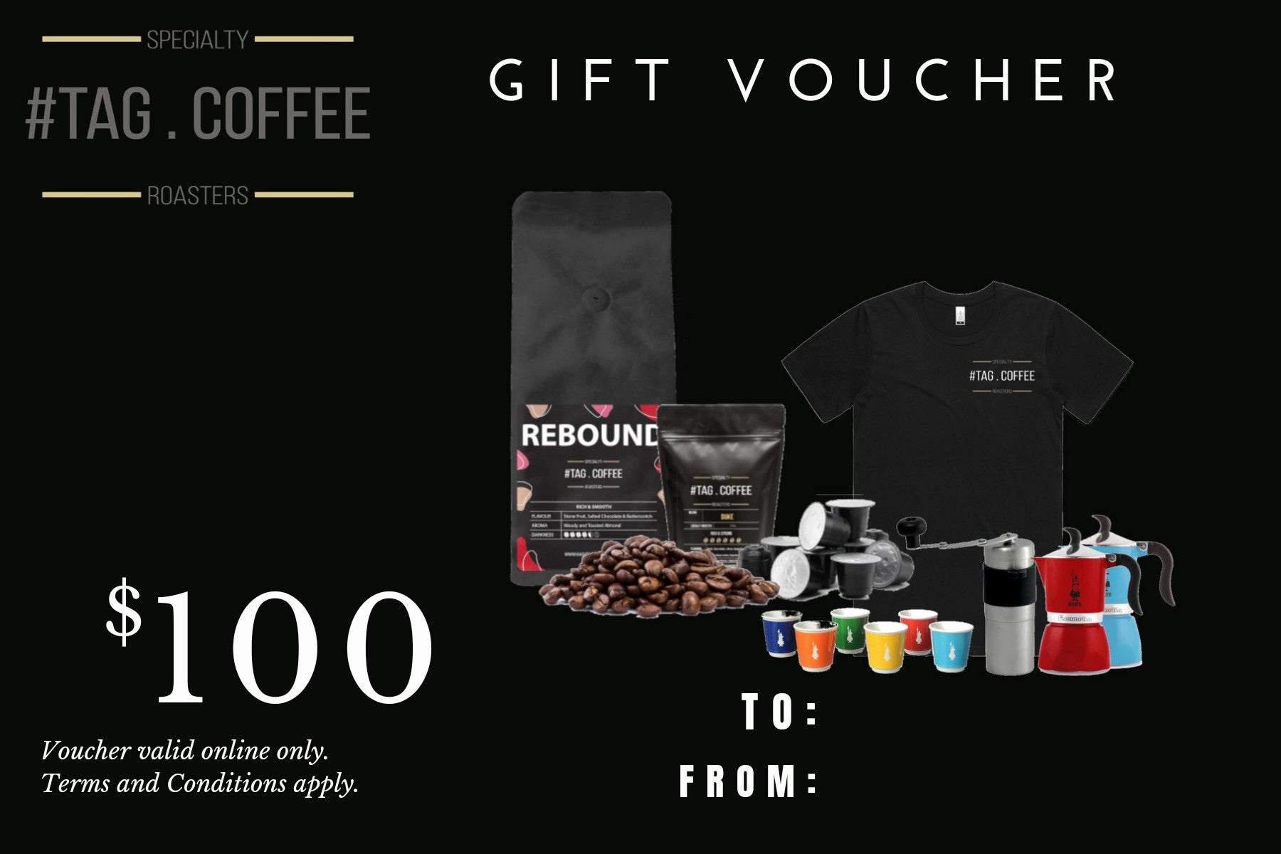 100 Gift Voucher #TAG.COFFEE